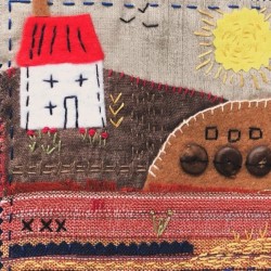 Tweed and Tartan Textile Landscape Workshop