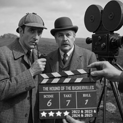 Holmes and Watson: Rathbone and Bruce (and a Hound)