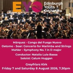 Edinburgh Youth Orchestra performs Mahler, Marquez and Oetomo