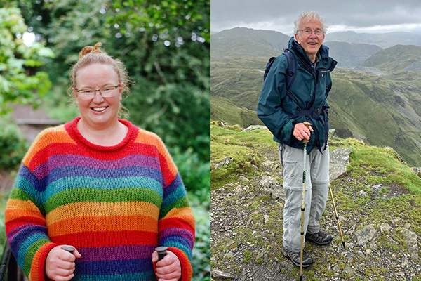 Kerri Andrews & Roger Clough: Walking for Life