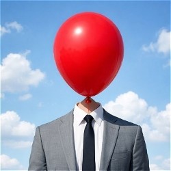 A Man Proposes to a Balloon, or Possibly Something Worse