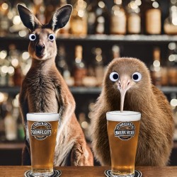 4 Antipodeans Walk into a Bar
