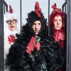 3 Chickens Confront Existence